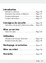 Preview for 49 page of lidl 110713 Operation And Safety Notes