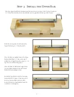 Preview for 7 page of Lie-Nielsen TOOLWORKS Tail Vise Installation Instructions Manual