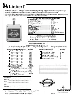 Liebert 100 Specification Sheet preview