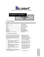 Предварительный просмотр 26 страницы Liebert 1400 VA User Manual