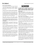 Preview for 8 page of Liebert AccuVar Installation, Operation And Maintenance Manual