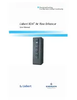 Preview for 1 page of Liebert Air Flow Enhander XDA User Manual