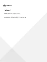 Liebert EXM Distribution Cabinet User Manual preview