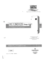 Liebert HIMOD S series User Manual предпросмотр