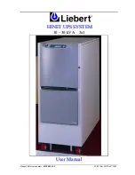 Liebert Hinet 10kVA User Manual preview