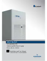 Liebert Hipulse E Installation And User Manual preview