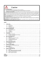 Предварительный просмотр 3 страницы Liebert MATRIX S 004-016 Service Manual