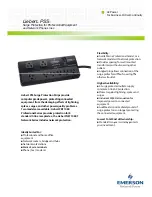 Liebert NET1080T Specification Sheet preview