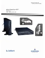 Preview for 1 page of Liebert PowerSure PSI 1000 - 3000VA 60 Hz 120V User Manual