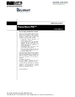 Preview for 33 page of Liebert PowerSure PSI User Manual