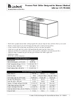 Liebert Process Fluid Chiller PS120A Specification Sheet preview