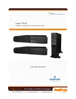 Liebert PS1000RT3-230XR User Manual preview