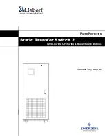 Предварительный просмотр 1 страницы Liebert Static Transfer Switch 2 Installation, Operation & Maintenance Manual