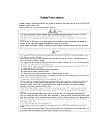 Preview for 3 page of Liebert UHA1R-0100 User Manual