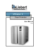 Предварительный просмотр 1 страницы Liebert UPStation S User Manual