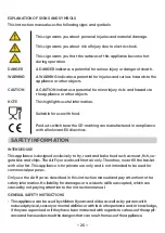 Preview for 25 page of liebfeld 4742022040102 Instructions For Use And Safety Instructions