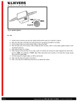 Предварительный просмотр 9 страницы Lievers Prefab Easy Screed Operation Manual