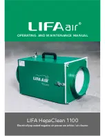 Lifa Air HepaClean 1100 Operating And Maintenance Manual предпросмотр