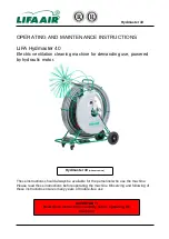 Lifa Air Hydmaster 40 Operating And Maintenance Instructions Manual preview