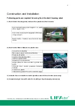 Предварительный просмотр 9 страницы Lifa Air LIFA Duct Control Cleaning Robot Operating And Maintenance Instructions Manual