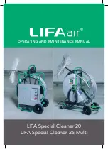 Lifa Air Special Cleaner 20 Operating And Maintenance Manual preview