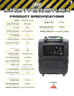 Preview for 7 page of LIFAN	 Power USA Energy Storm ESI-7000iER-EFI Operating Instructions And Owner'S Manual