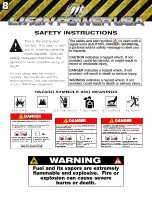 Preview for 8 page of LIFAN	 Power USA Energy Storm ESI-7000iER-EFI Operating Instructions And Owner'S Manual