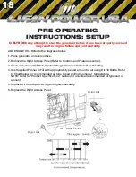 Preview for 18 page of LIFAN	 Power USA Energy Storm ESI-7000iER-EFI Operating Instructions And Owner'S Manual