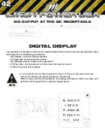 Preview for 42 page of LIFAN	 Power USA Energy Storm ESI-7000iER-EFI Operating Instructions And Owner'S Manual