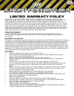 Preview for 49 page of LIFAN	 Power USA Energy Storm ESI-7000iER-EFI Operating Instructions And Owner'S Manual