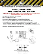 Предварительный просмотр 14 страницы LIFAN	 Power USA Energy Storm ESI-860i-CA Operating Instructions And Owner'S Manual