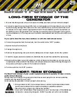 Предварительный просмотр 29 страницы LIFAN	 Power USA Energy Storm ESI-860i-CA Operating Instructions And Owner'S Manual