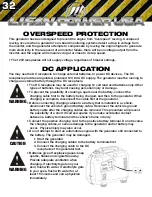 Предварительный просмотр 32 страницы LIFAN	 Power USA Energy Storm ESI-860i-CA Operating Instructions And Owner'S Manual