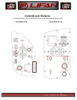 Preview for 14 page of LIFAN	 Power USA ENERGY STORM ESI2500iER-EFI-CA Operating Instructions And Owner'S Manual