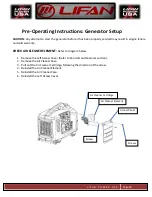 Preview for 21 page of LIFAN	 Power USA ENERGY STORM ESI2500iER-EFI-CA Operating Instructions And Owner'S Manual