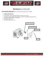 Preview for 35 page of LIFAN	 Power USA ENERGY STORM ESI2500iER-EFI-CA Operating Instructions And Owner'S Manual