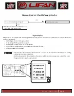 Preview for 47 page of LIFAN	 Power USA ENERGY STORM ESI2500iER-EFI-CA Operating Instructions And Owner'S Manual