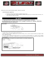 Preview for 80 page of LIFAN	 Power USA ENERGY STORM ESI2500iER-EFI-CA Operating Instructions And Owner'S Manual