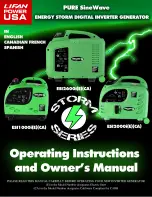 LIFAN	 Power USA ESI-1000i Operating Instructions And Owner'S Manual preview