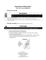 Preview for 19 page of LIFAN	 Power USA ESI2000i Owner'S Manual