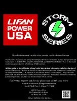 Preview for 93 page of LIFAN	 Power USA ESI2000i Owner'S Manual