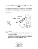 Предварительный просмотр 10 страницы LIFAN	 Power USA LF1.5HWP Operating Instructions And Owner'S Manual