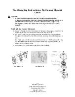 Предварительный просмотр 14 страницы LIFAN	 Power USA LF1.5HWP Operating Instructions And Owner'S Manual