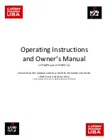 LIFAN	 Power USA LF3TWP9 Operating Instructions And Owner'S Manual предпросмотр