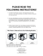 Preview for 2 page of LIFAN	 Power USA LF3TWP9 Operating Instructions And Owner'S Manual