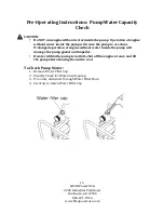 Preview for 15 page of LIFAN	 Power USA LF3TWP9 Operating Instructions And Owner'S Manual