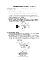 Preview for 17 page of LIFAN	 Power USA LF3TWP9 Operating Instructions And Owner'S Manual