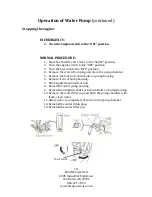 Preview for 18 page of LIFAN	 Power USA LF3TWP9 Operating Instructions And Owner'S Manual