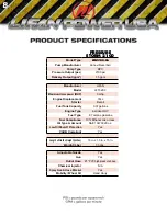 Preview for 8 page of LIFAN	 Power USA LFQ2130-CA Operating Instructions Manual