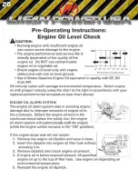 Preview for 20 page of LIFAN	 Power USA LFQ2130-CA Operating Instructions Manual